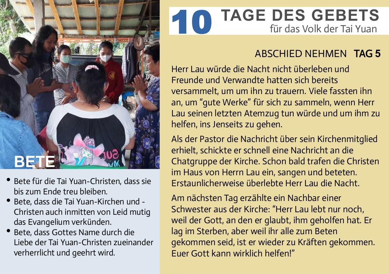 Tag 5